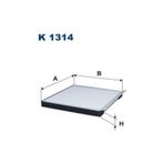 Filtron Hyundai i20 1.4 CRDi 2014-2019 Polen Filtresi