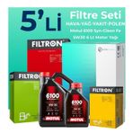 Filtron Hyundai Sonata 2.0 Dizel Motul Motor Yağlı 2009-2011 5'li Filtre Bakım Seti