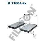 Fıltron Karbonlu Polen Fıltresı Bmw E60-E61 E63-E64 (Çiftli)