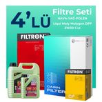 Filtron Mini Cooper 1.5 Benzinli Filtre Bakım Seti Liqui Moly Motor Yağlı (2013-2017) 4 Lü