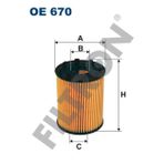 Filtron OE670 Yağ Filtresi
