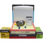 Filtron Opel Astra G 1.4 1.6 Benzinli Bakım Kısa Tip Polen Filtre Seti
