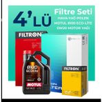 Filtron Seat İbiza 1.0 TSI Motul Motor Yağlı 2015-2017 4'lü Filtre Bakım Seti