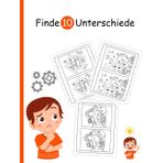 Finde 10 Unterschiede für Kinder: Tolles Buch für Fokus und Konzentration Steigern | 30 große Bilder (Schwarzweiß) | Rätselfans ab 5 Jahren
