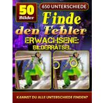 Finde den Fehler Erwachsene - Bilderrätsel: Finde die Unterschiede. Suchbilder Rätsel. Schnell erkennen, die Uhr schlagen!