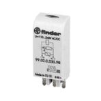 Finder 99.02.0.230.98 Yeşil Led Varistör 110 240V AC DC Modülü
