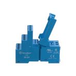 Finder F.94.P4.SPA 55.34 Serisi Röleler için Mavi Plastil Klipsli Push-In Soket