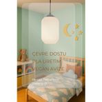 Findify Store Dekoratif Avize Yıldız Serisi Ev Ofis Veranda Çocuk Odası Mutfak 20 Cm