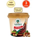 Fındık Parçacıklı Kakaolu Fındık Kreması (%23 Fındık) 800 G x 3 Adet Sürülebilir Çikolata Palm Yağı Içermez - 800 gr