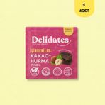 Fındıklı Hurmalı Çikolata | Şekeri Meyveden x 12 Adet - 40 g