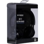 FinDit EXTRA BASS BÜYÜK RENKLİ KULAKLIK MİKROFONLU AUX GİRİŞLİ SİYAH