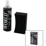 Findit SHINE WORLD CAR LASTİK - TAMPON PARLATICI SPREY SETİ PLASTİK ŞİŞE 250ML ± %10 PARLATMA SÜNGERİ (2818)