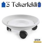 Findit Tekerlekli Damacana Ve Tüp Altlığı Beyaz