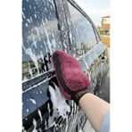 Fine Clean Yumuşak Dokunuş Sünger Destekli Mikrofiber Oto Yıkama Eldiveni | Yoğun Köpürtme, Çiziksiz Temizlik