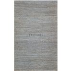 Fine Koleksiyonu Jüt ile Üretilen El Dokuması Sisal Kilim Slate Natural, 80 x 150