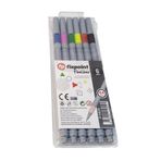 Fineliner 6 Lı İnce Uçlu Kalem 1 Paket 6 Renk 0.4 Mm Keçe Uçlu Kalem Renkli İşaretleme Yazı Kalemi