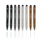 Fineliner Çizim Kalemleri, 8 Adet 0.1 – 0.5 Mm, Farklı Renk Seçenekleri