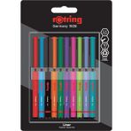 Fineliner, Ince Keçe Uçlu Kalem 0.4 Mm, 10'lu Paket, Karışık Renkler
