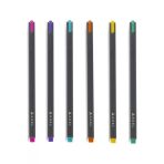 Fineliner Renkli Ince Uçlu Kalem 0.4 6'Lı