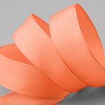 finemark 25 m x 25 mm Tel kenar bandı Leo Apricot somon (034) tel kenarlı dekoratif bant tek renkli hediye bandı kumaş bant kurdele bandı Visco tel yenilenebilir ham maddelerden biyolojik olarak