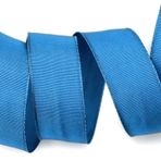 finemark 25 m x 25 mm Tel kenar bandı LEO KORNBLAU Mavi (712) Tel kenarlı dekoratif bant Tek renkli Hediye bandı Kumaş bant Kurdele Bandı Visco Tel yenilenebilir ham maddelerden biyolojik olarak çözünebilir