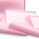 finemark 3 m x 112 mm saten bant SOPHIE AÇIK PEMBE (604) saten masa örtüsü runner şerit telsiz geniş yumuşak bant masa dekorasyonu masa dekorasyon hediye bandı tek taraflı parlak