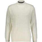 Finesuits Erkek Düz Yünlü Desenli Yünlü Kazak 2522201011.YBR - Beyaz - 5XL