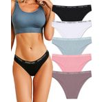 FINETOO 9'lu paket külot, kadın, pamuklu iç çamaşırı, kadın seti, renkli slip, spor, hipster, moda, külot, çok renkli, kadın iç çamaşırı, çoklu paket, S-XL, D 5'li, XL