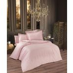 Finezza 1184 6 Parça Bella Bambu Kumaş Pudra Çift Kişilik Nevresim Takımı