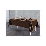 Finezza 160x220 cm 17 Parça 8 Kişilik Kristal Monoray KumaşKahve Sofra Takımı