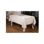 Finezza 160x220 cm Ayda Lüx Jakar Polycotton Gri TP Kumaş Masa Örtüsü