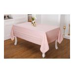 Finezza 160x220 cm Ezgi Lüx Jakar Polycotton Kumaş Pudra Dikdörtgen Masa Örtüsü