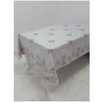 Finezza 160x220 cm Müge Lüx Jakar Kumaş Mor Dikdörtgen Masa Örtüsü