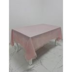 Finezza 160x220 cm Paris Jakarlı Kumaş Güpürlü Pudra Dikdörtgen Masa Örtüsü