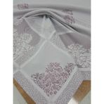 Finezza 160x220 cm Viyana Lüx Jakar Kumaş Mor Dikdörtgen Masa Örtüsü
