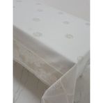 Finezza 160x220 cm Viyana Lüx Jakar Kumaş Taş Dikdörtgen Masa Örtüsü