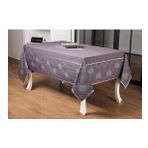 Finezza 160x300 cm Aslı Lüx Jakar Polycotton TP Kumaş Füme Masa Örtüsü