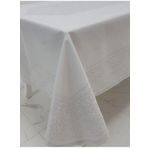 Finezza 160x320 cm Roma Lüx Jakar Kumaş Gri Dikdörtgen Masa Örtüsü