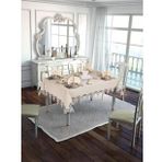 Finezza 170x230 cm 17 Parça 8 Kişilik Ahsen Dantelli Etamin Bej Sofra Takımı