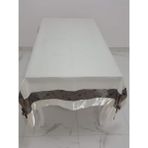 Finezza 170x230 cm Gelin Lüx Kahve Dantelli Monoray Kumaş Krem Dikdörtgen Masa Örtüsü