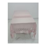 Finezza 170x330 cm Gelin Lüx Dantelli Monoray Kumaş Pudra Dikdörtgen Masa Örtüsü