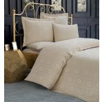 Finezza 200x220 cm Jardin Bambu Jakar Kumaş Bej Nevresim