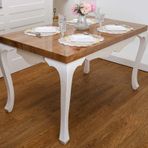 Finezza 33x45 cm 4 Adet Mila Nakışlı Keten Efekt Kumaş Krem Sarı Amerikan Servis
