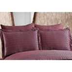 Finezza 60x80 cm Odesa Bambu Jakar Kumaş Bordo 2'li Oksford Yastık Kılıfı