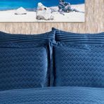 Finezza 60x80 cm Odesa Bambu Jakar Kumaş Indigo 2'li Oksford Yastık Kılıfı