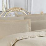 Finezza 60x80 cm Rita Bambu Jakar Kumaş Bej 2'li Oksford Yastık Kılıfı