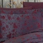 Finezza 60x80 cm Rita Bambu Jakar Kumaş Bordo 2'li Oksford Yastık Kılıfı