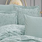 Finezza 60x80 cm Rita Bambu Jakar Kumaş Mint 2'li Oksford Yastık Kılıfı