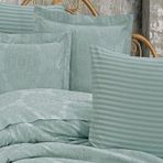 Finezza 60x80 cm Tiara Bambu Jakar Kumaş Mint 2'li Oksford Yastık Kılıfı