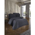 Finezza 902 6 Parça Jardin Bambu Jakar Kumaş Koyu Gri Çift Kişilik Nevresim Takımı